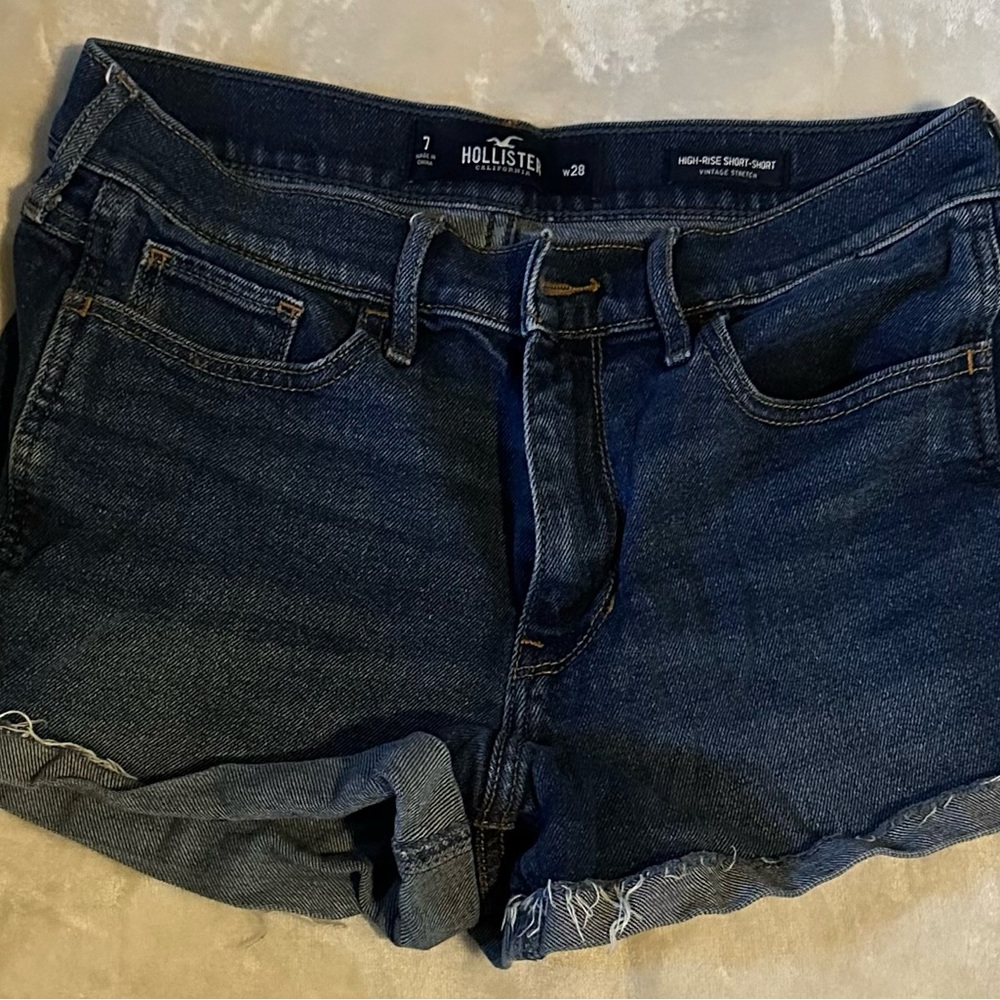 Hollister Vintage Wash High-Rise Shorts